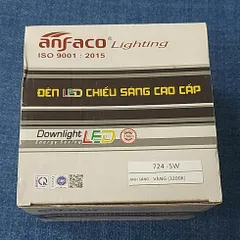 [Chính hãng] - Đèn âm trần chiếu điểm AFC-724-5W 3200K Anfaco