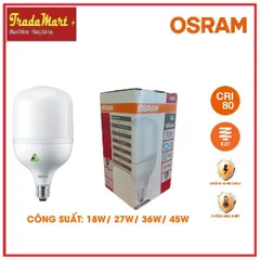 [Hàng chính hãng Osram] - Bóng Led trụ công suất cao OSRAM 40W 4000lm E27 ánh sáng trắng sáng [6500K]