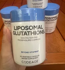 Viên uống hỗ trợ dưỡng sáng da của Mỹ cải thiện nám Hãng CODEAGE Liposomal Glutathione 1000mg 60 viên 