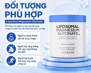 Viên Uống Magnesium Code Age Của Mỹ  Liposomal Magnesium Glycinate 240 viên