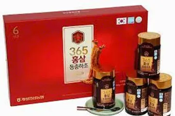 Cao Hồng Sâm Đông Trùng Hạ Thảo 365 Gold 4 lọ - Thực phẩm chức năng bổ dưỡng, tăng cường sức khỏe và sức đề kháng, quà tặng ý nghĩa. 836192