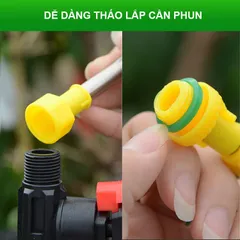 Bộ tay bóp xịt phun tưới SM-VX1, dùng phun sương tưới cây, rửa vệ sinh