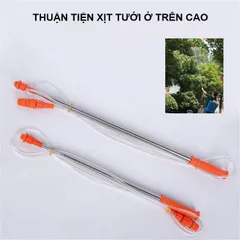 Cần Rút Bình Xịt Điện Ren 14mm Inox Cao Cấp Không Gỉ, Chịu Áp Lực Nước Cao, Cần Phun Thuốc Trừ Sâu, Tưới Cây, Tưới Vườn