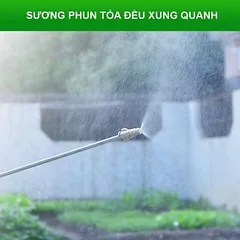 Bộ tay bóp xịt phun tưới SM-VX1, dùng phun sương tưới cây, rửa vệ sinh