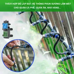 Trọn bộ máy bơm phun sương tưới tự động SAMAFA SM-MB1 chống nước tốt, áp lực nước mạnh