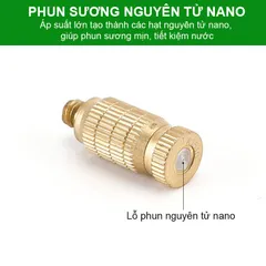 Béc đồng phun sương số 1-2-3-4-5-6-7-8 phun sương làm mát quán cà phê, tưới rau, hoa