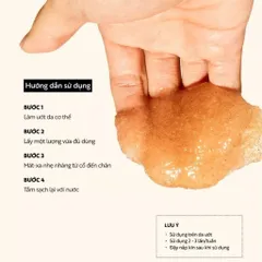 [BEBU] COMBO 2 Tẩy Da Chết Cơ Thể Đường Thốt Nốt An Giang Cocoon 2x200ml Dưỡng Ẩm Mịn Da