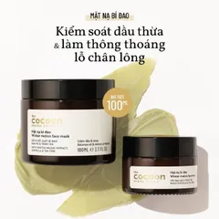 [BEBU] Mặt Nạ Bí Đao Cocoon 100ml Hỗ Trợ Ngừa Mụn Kiềm Dầu Làm Dịu Da Thuần Chay Dịu Nhẹ Tự Nhiên