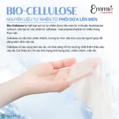 [BEBU] COMBO 10 Mặt Nạ Sinh Học Emmié Phục Hồi Dịu Da Biomecare Repair Bio-Cellulose Mask B5 Peptides 10x25g