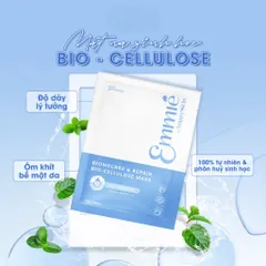 [BEBU] COMBO 10 Mặt Nạ Sinh Học Emmié Phục Hồi Dịu Da Biomecare Repair Bio-Cellulose Mask B5 Peptides 10x25g