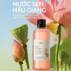 [BEBU] Nước Sen Hậu Giang Cocoon 310ml Phục Hồi Đa Nhiệm Cho Da Nhạy Cảm