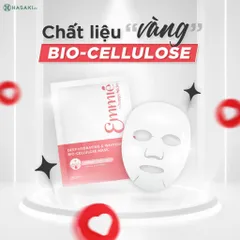 [BEBU] COMBO 10 Mặt Nạ Sinh Học Emmié Deep Hydrating Whitening Bio-Cellulose 8HAs B3 Cấp Ẩm Sâu Dưỡng Sáng Da