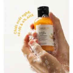 [BEBU] COMBO 2 Sữa Rửa Mặt Nghệ Hưng Yên Cocoon 2x310ml - Thuần Chay Làm Sạch Da Sáng Mịn Rạng Rỡ