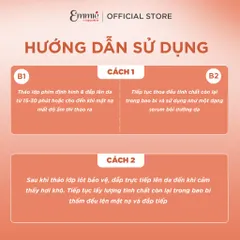[BEBU] Hộp Mặt Nạ Emmié Microfiber Mask Bộ Sưu Tập Cầu Sung Dừa Đủ Xoà 10 Miếng x 28g Dưỡng Sáng Cấp Ẩm
