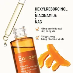 [BEBU] Tinh Chất Nghệ Hưng Yên C22 Cocoon 30ml Dưỡng Sáng Da Mờ Thâm Dành Cho Mọi Loại Da