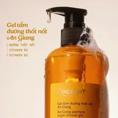[BEBU] Gel Tắm Đường Thốt Nốt Cocoon 50ml Sữa Tắm Thuần Chay Làm Sạch Và Dưỡng Ẩm Da Mịn Màng