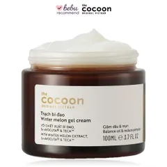 [BEBU] Thạch Bí Đao Cocoon 100ml Kem dưỡng ẩm dạng gel cấp nước dịu nhẹ giảm bóng nhờn cho da dầu mụn