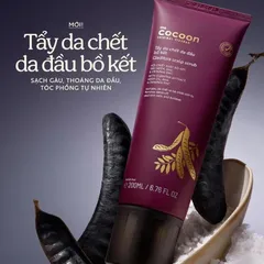 [BEBU] COMBO 2 Tẩy Tế Bào Chết Da Đầu Bồ Kết Cocoon 2x200ml - Sạch Gàu Hỗ Trợ Giảm Rụng Tóc Thuần Chay