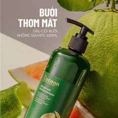 [BEBU] COMBO Dầu Gội Bưởi & Gel Tắm Đường Thốt Nốt Cocoon 2x500ml - Giảm Gãy Rụng Tóc Và Dưỡng Ẩm Mịn Da