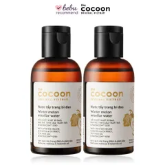 [BEBU] COMBO 2 Nước Tẩy Trang Bí Đao Cocoon 2x50ml - Làm Sạch Sâu Dịu Nhẹ Cho Da Dầu Mụn
