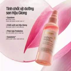 [BEBU] COMBO 2 Tinh Chất Xịt Dưỡng Sen Hậu Giang Cocoon 2x100ml Cấp Ẩm Và Làm Dịu Da Thuần Chay