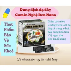 Dung dịch dạ dày Cumin nghệ đen nano (hộp 20gói)