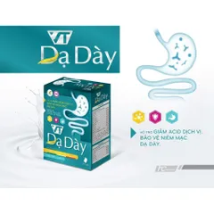 dạ dày vt hộp 20 gói chiết xuất chè dây, lá khôi hỗ trợ giảm acid dịch vị, viêm loét dạ dày