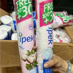 Bông Tẩy Trang Ipek Thổ Nhĩ Kỳ 100% Cotton Tự Nhiên 836474
