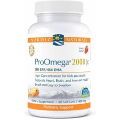 Viên Uống Omega-3 Nordic Naturals ProOmega 2000 Jr Strawberry 60 Viên