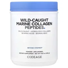(Hàng Nhập) Bột Uống Codeage Marine Collagen Peptides 450g - Bổ Sung Collagen Từ Cá Trắng Cho Da 836644