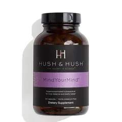 Viên Uống Hỗ Trợ Cải Thiện Giấc Ngủ Hush & Hush Mind Your Mind 60v - Giảm Căng Thẳng, Thư Giãn, Giúp Ngủ Ngon Hơn, Chiết Xuất Thiên Nhiên 836677