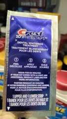 Bán lẻ miếng dán trắng răng Crest 3D Whitestrips,phiên bản dùng 60 phút.