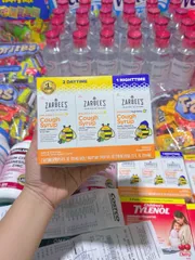Siro Mật Ong Zarbee's Cough Syrup + Mucus ngày và đêm 118ml của Mỹ