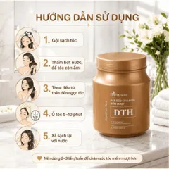 Kem Ủ Tóc Collagen DTH 1000ml – Hấp Dầu Chăm Sóc Tóc Khô Xơ, Hư Tổn, Uốn Duỗi Nhuộm