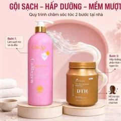 Combo Phục Hồi Tóc Hư Tổn: Dầu Gội CHESY & Kem Ủ Hấp Dầu HYAMIN – Tóc Khỏe Đẹp Chuẩn Salon