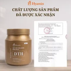 ? Hấp Dầu HYAMIN DTH Collagen Loại 1 – Kem Ủ Tóc Dưỡng Mượt Tóc Khô Xơ | Chốt Đơn Ngay