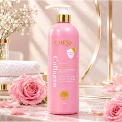 🩷 DẦU GỘI CHESY COLLAGEN KERATIN 1000ML – CHO TÓC KHÔ XƠ, UỐN NHUỘM