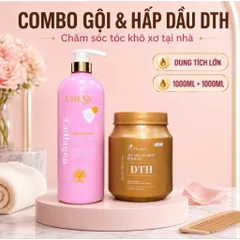 Combo Gội Chesy Collagen 1000ml & Hấp Dầu Phục Hồi Tóc Hyamin DTH 1000ml – Chuẩn Salon Tại Nhà