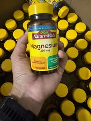 Viên uống bổ sung Magie Magnesium Oxide 250mg 100v Nature Made [Hàng Mỹ]