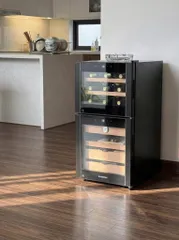 TỦ BẢO QUẢN CIGAR VÀ RƯỢU VANG 2 IN 1 KLARSTEIN EL DORADO 89L