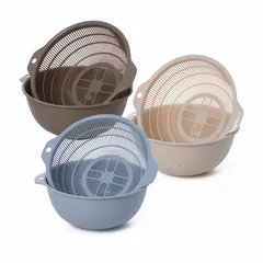 CHẬU RỔ TRÒN BỘ 3 HOKORI 2375+2376+2377