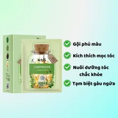 [ Chính hãng ] Dầu gội phủ bạc nhuộm tóc Goperfect thảo dược 25ml