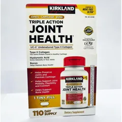 Viên uống Hỗ trợ & Bảo vệ sụn khớp Kirkland Signature Triple Action Joint Health |110 viên| Giải pháp hiệu quả cho khớp & sụn [SP Chuẩn Mỹ]