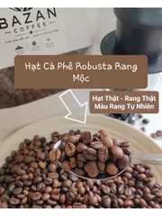 1KG Cà Phê Nguyên Chất Robusta Rang Mộc Tây Nguyên – BAZAN COFFEE – Đậm Vị, Thơm Đặc Trưng