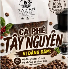 [Giá Sỉ ] 5kg Cà Phê Nguyên Chất Đắk Lắk - Gu Mạnh - Đắng - Đậm - Mạnh