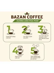 1KG Cà Phê Nguyên Chất Robusta Rang Mộc Tây Nguyên – BAZAN COFFEE – Đậm Vị, Thơm Đặc Trưng