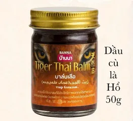 Dầu cù là Thái Lan cao xoa bóp Hổ, Bò cạp, Rắn hổ mang Banna 50g