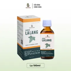 Siro Ho Bổ Phế Thảo Mộc LaLang Bidicomed - Giảm Ho, Giảm Đờm, Đau Rát Họng Từ Thiên Nhiên - Chai 100ml
