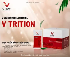 V TRITION – Thực phẩm bổ sung hỗ trợ tiêu hóa, Hộp 28 gói