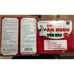 Siro ăn ngon yến sào Fukid lisse,(hộp 20 ống), Ăn ngon, kích thích tiêu hoá, tăng miễn dịch cho trẻ.
